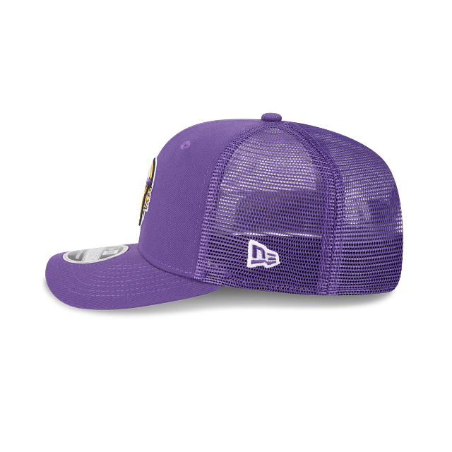 Minnesota Vikings NFL New Era Men Purple 9Seventy Stretch Trucker Snapback product image 5, provided for visual reference