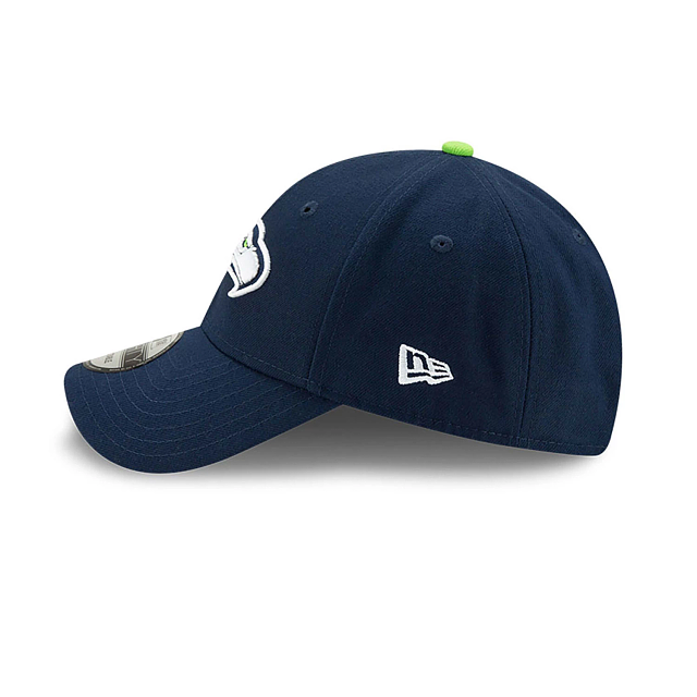 Seattle Seahawks NFL New Era Men Oceanside Blue 9Forty The League Adjustable Hat product image 5, provided for visual
