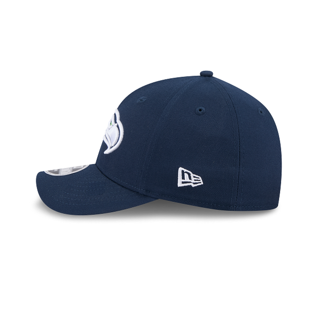 Seattle Seahawks NFL New Era Men Oceanside Blue 9FORTY M-Crown Snapback Game Hat product image 5, provided for visual