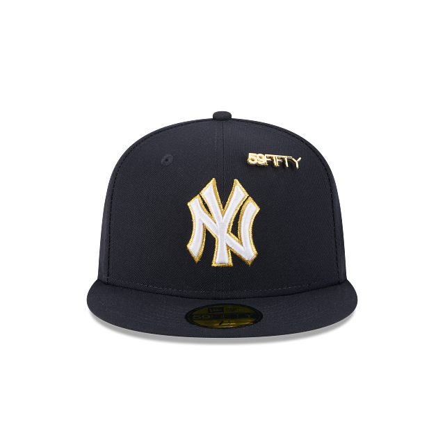 New York Yankees MLB New Era Men Navy 59Fifty Day FN Fitted Hat product image 7, provided for visual reference and product