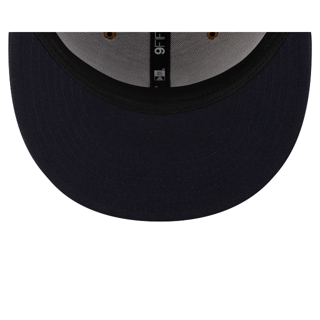 New York Yankees MLB New Era Men 9Fifty Peanut/Navy Basic Snapback Hat product image 7, provided for visual reference and