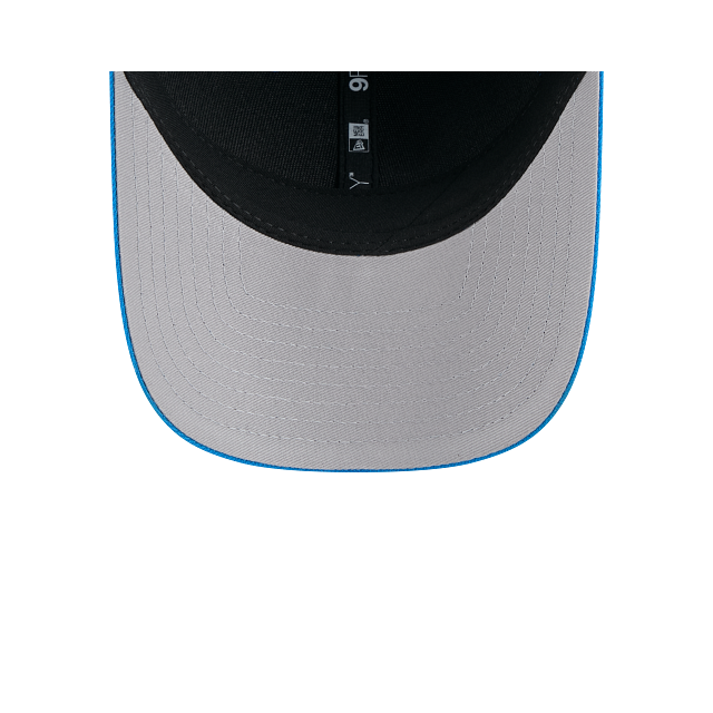 Detroit Lions NFL New Era Men Honolulu Blue 9FORTY M-Crown Snapback Game Hat product image 3, provided for visual reference