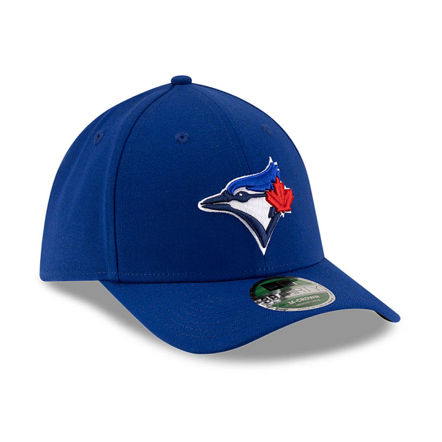 Toronto Blue Jays MLB New Era Men Royal 39Thirty M-Crown Player Replica Stretch Fit Hat product image 6, provided for visual