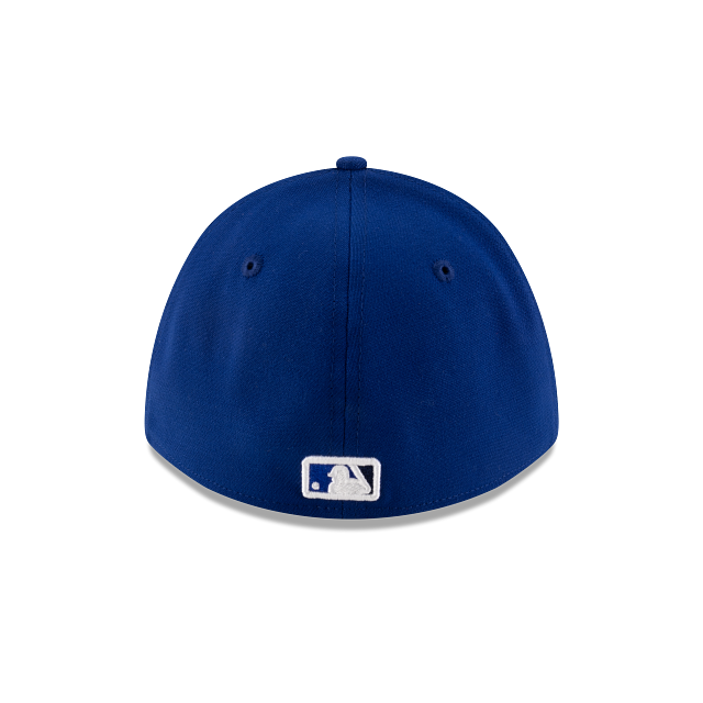Toronto Blue Jays MLB New Era Men White/Royal 39Thirty M-Crown Player Replica Stretch Fit Hat product image 2, provided for