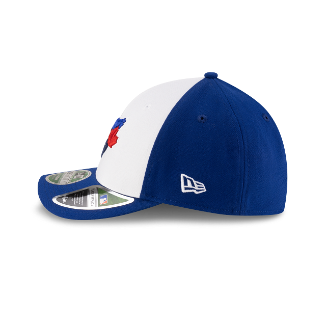 Toronto Blue Jays MLB New Era Men White/Royal 39Thirty M-Crown Player Replica Stretch Fit Hat product image 5, provided for