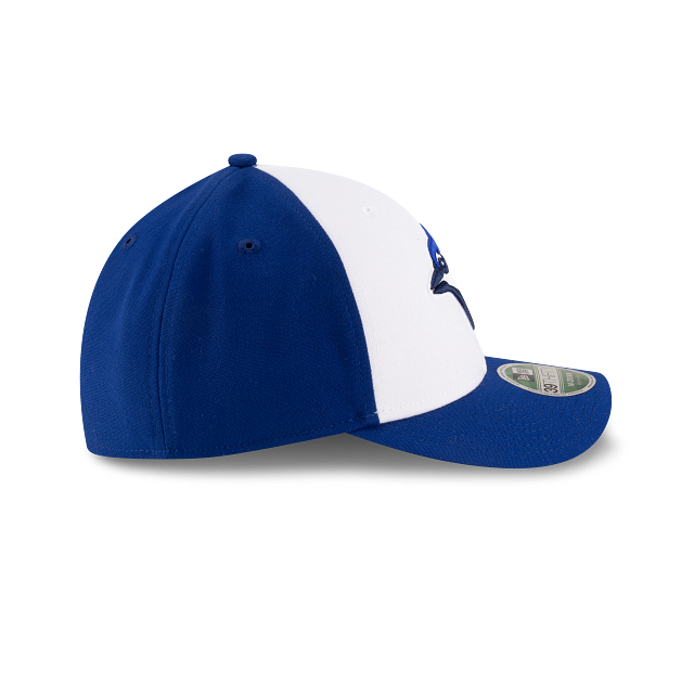 Toronto Blue Jays MLB New Era Men White/Royal 39Thirty M-Crown Player Replica Stretch Fit Hat product image 6, provided for