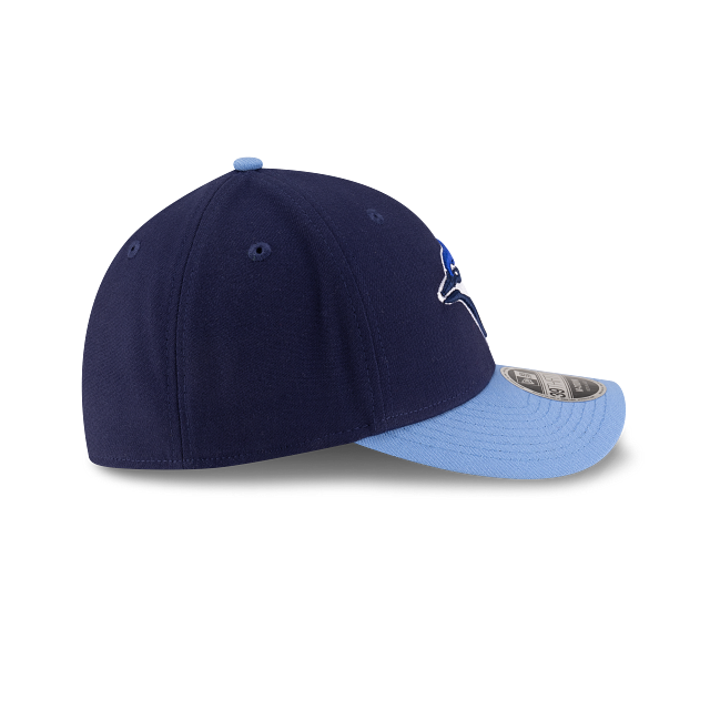 Toronto Blue Jays MLB New Era Men Navy/Light Blue 39Thirty M-Crown Player Replica Stretch Fit Hat product image 7, provided