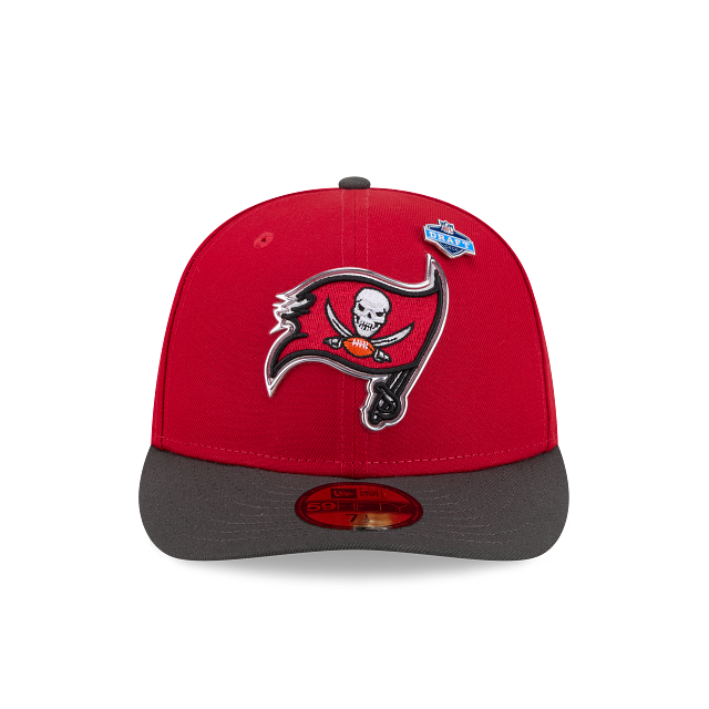Tampa Buccaneers NFL New Era Men Red 59Fifty 2026 Draft Fitted Hat product image 7, provided for visual reference and