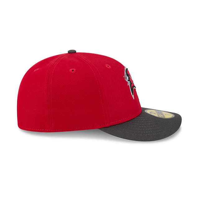 Tampa Buccaneers NFL New Era Men Red 59Fifty 2026 Draft Fitted Hat product image 6, provided for visual reference and