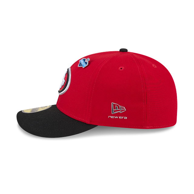 San Francisco 49ers NFL New Era Men Red 59Fifty Pre-Curved 2026 Draft Fitted Hat product image 4, provided for visual