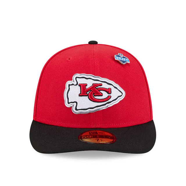Kansas City Chiefs NFL New Era Men Red 59Fifty Pre-Curved 2026 Draft Fitted Hat product image 6, provided for visual