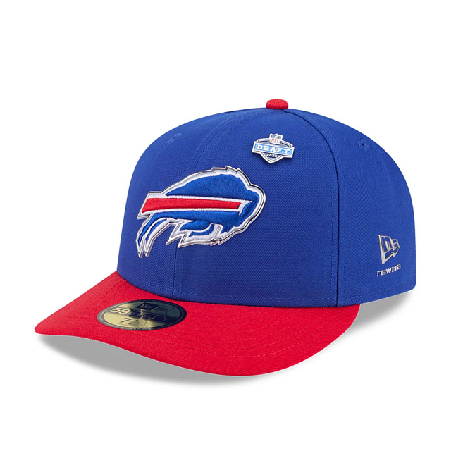 Buffalo Bills NFL New Era Men Royal 59Fifty Pre-Curved 2026 Draft Fitted Hat product image 1, provided for visual reference