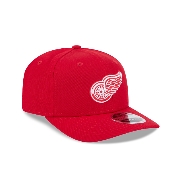 Detroit Red Wings NHL New Era Men Red 9Seventy Team Color Stretch Snapback Hat product image 4, provided for visual