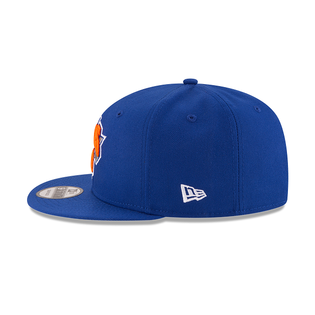 New York Knicks NBA New Era Men Royal 9Fifty Basic Snapback product image 3, provided for visual reference and product