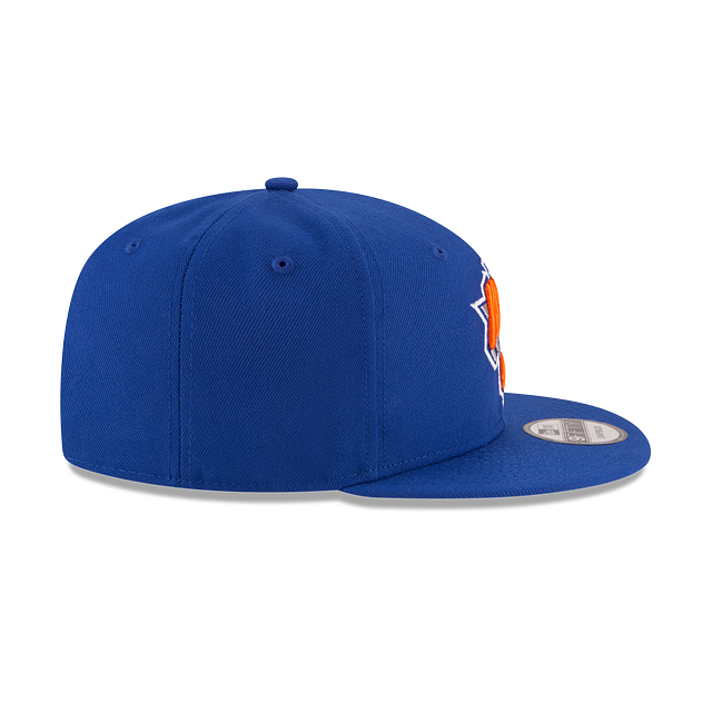New York Knicks NBA New Era Men Royal 9Fifty Basic Snapback product image 6, provided for visual reference and product