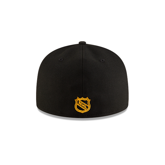 Boston Bruins NHL New Era Men Black Vintage Collection 59Fifty Fitted Hat product image 2, provided for visual reference and