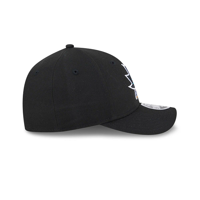 San Jose Sharks NHL New Era Men Black 9Forty M-Crown Snapback Hat product image 3, provided for visual reference and product