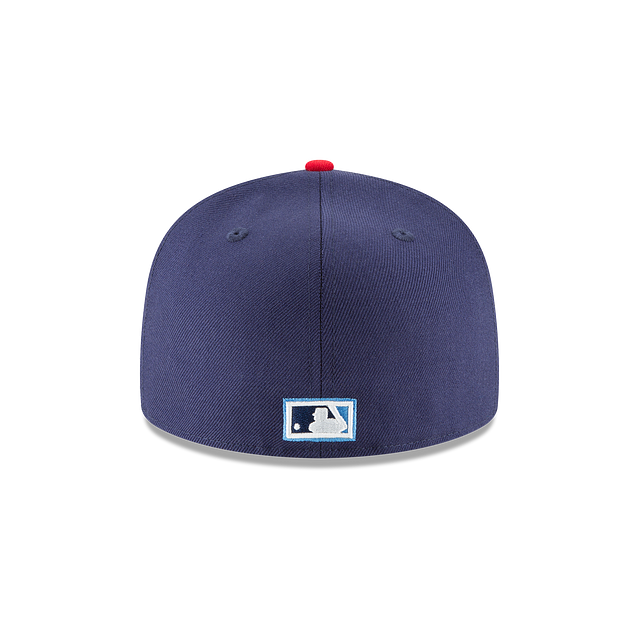 AnaheimAngels MLB New Era Men Navy/Light Blue 59Fifty Cooperstown 1997 Wool Fitted Hat product image 2, provided for visual