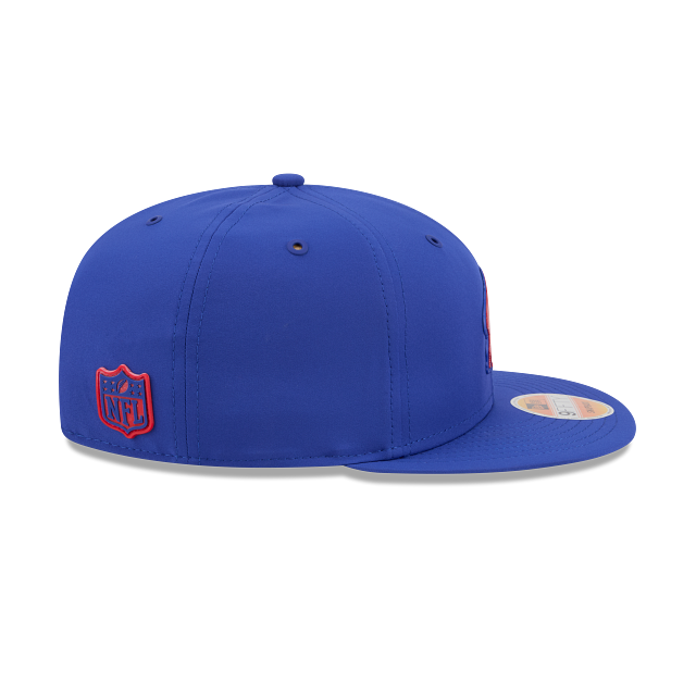 Buffalo Bills NFL New Era Men Majestic Blue 9Fifty 2026 Sideline Throwback Logo Snapback Hat product image 4, provided for