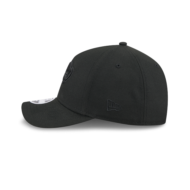Buffalo Bills NFL New Era Men Black on Black 9FORTY M-Crown A-Frame Adjustable Hat product image 5, provided for visual