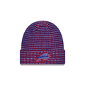 Buffalo Bills NFL New Era Men Blue/Red 2026 Sideline Cold Weather Cuffed Knit Beanie Hat product image 1, provided for