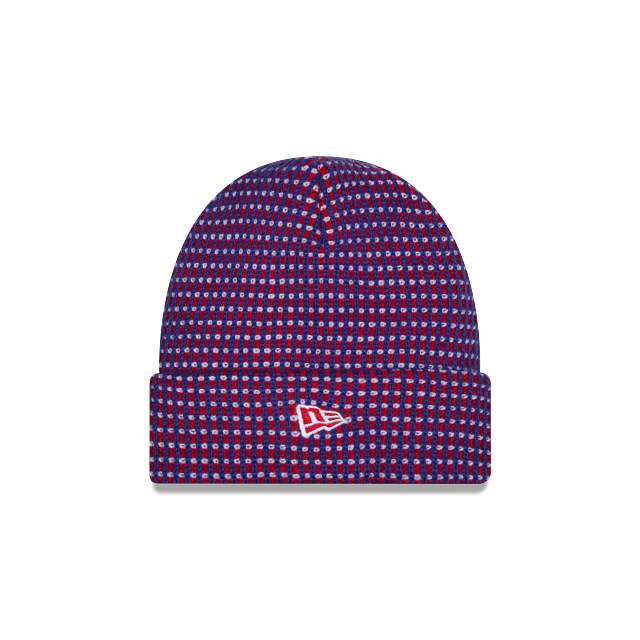 Buffalo Bills NFL New Era Men Blue/Red 2026 Sideline Cold Weather Cuffed Knit Beanie Hat product image 2, provided for