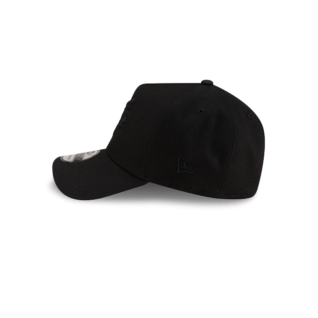 Toronto Blue Jays MLB New Era Men Black on Black 9Forty A-Frame Snapback product image 5, provided for visual reference and