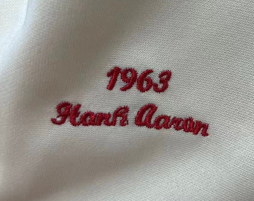 Hank Aaron Atlanta Milwaukee Braves Jersey 1963 Mitchell & product image 4