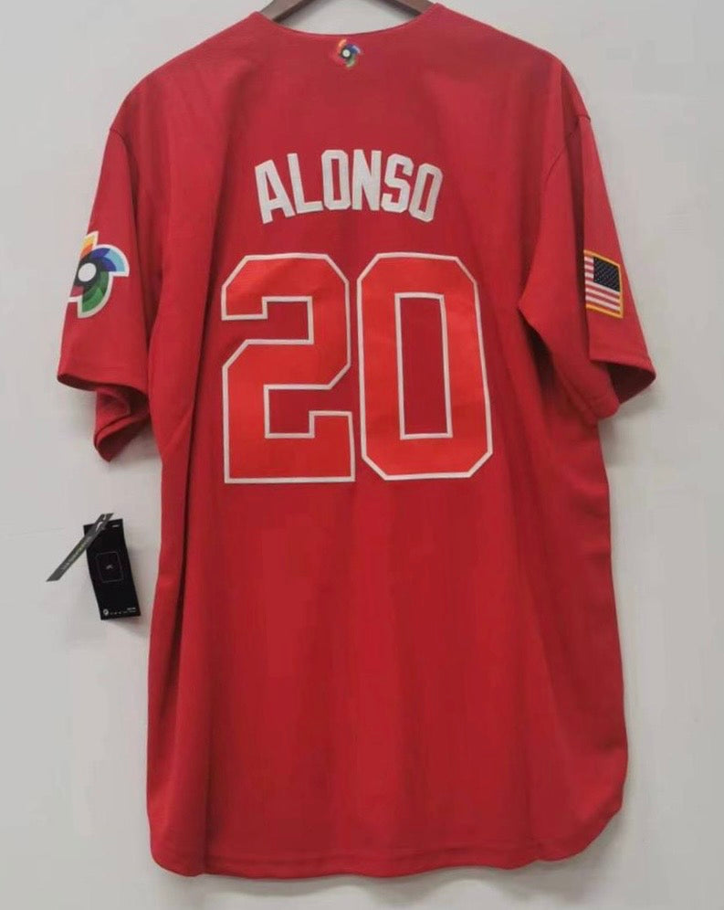 Pete Alonso Team USA Baseball jersey Nike Red product image 3