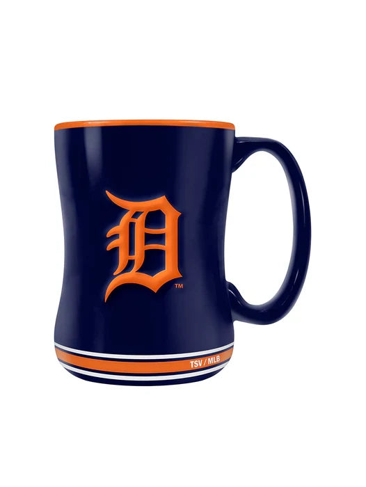 Detroit Tigers MLB TSV 14oz Sculpted Mug product image 1, provided for visual reference and product detail review