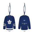 Toronto Maple Leafs NHL TSV Team Uniform Ornament product image 1, provided for visual reference and product detail review