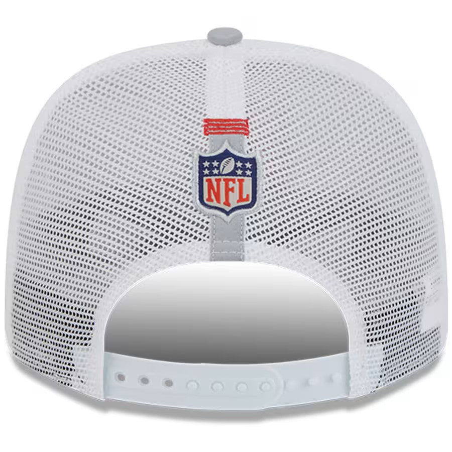 NFL Logo New Era Men White/Grey 9Seventy 2024 NFL Training Camp Stretch Snapback product image 2, provided for visual