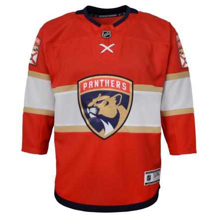 Florida Panthers NHL Outerstuff Youth Red Home Premier Jersey product image 1, provided for visual reference and product