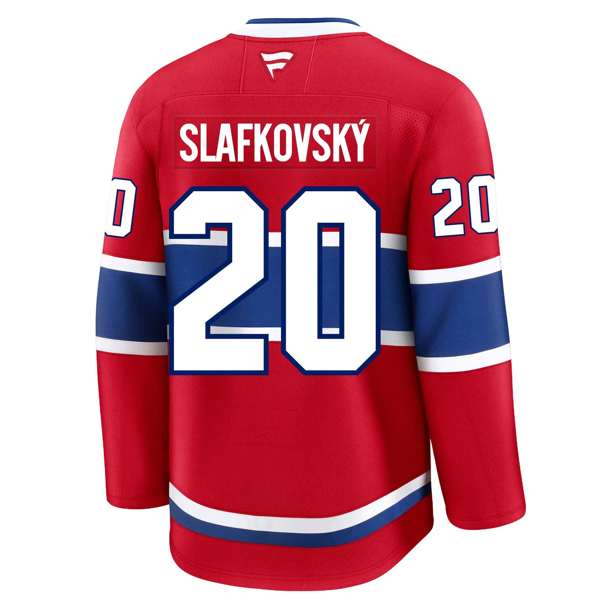 Juraj Slafkovský Montreal Canadiens NHL Fanatics Branded Men Red Premium Jersey product image 1, provided for visual