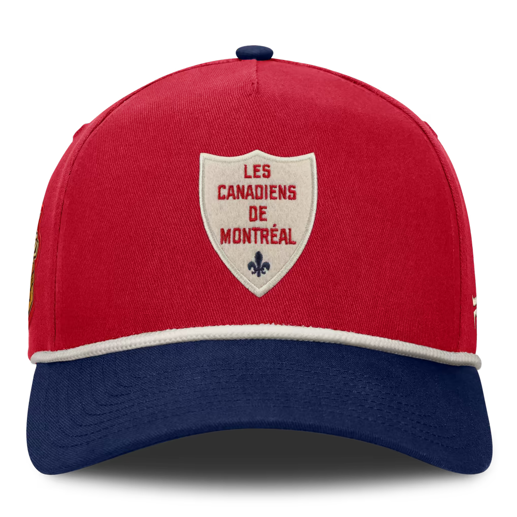 Montreal Canadiens NHL Fanatics Branded Men Red 2026 Heritage Classic A-Frame Snapback product image 3, provided for visual