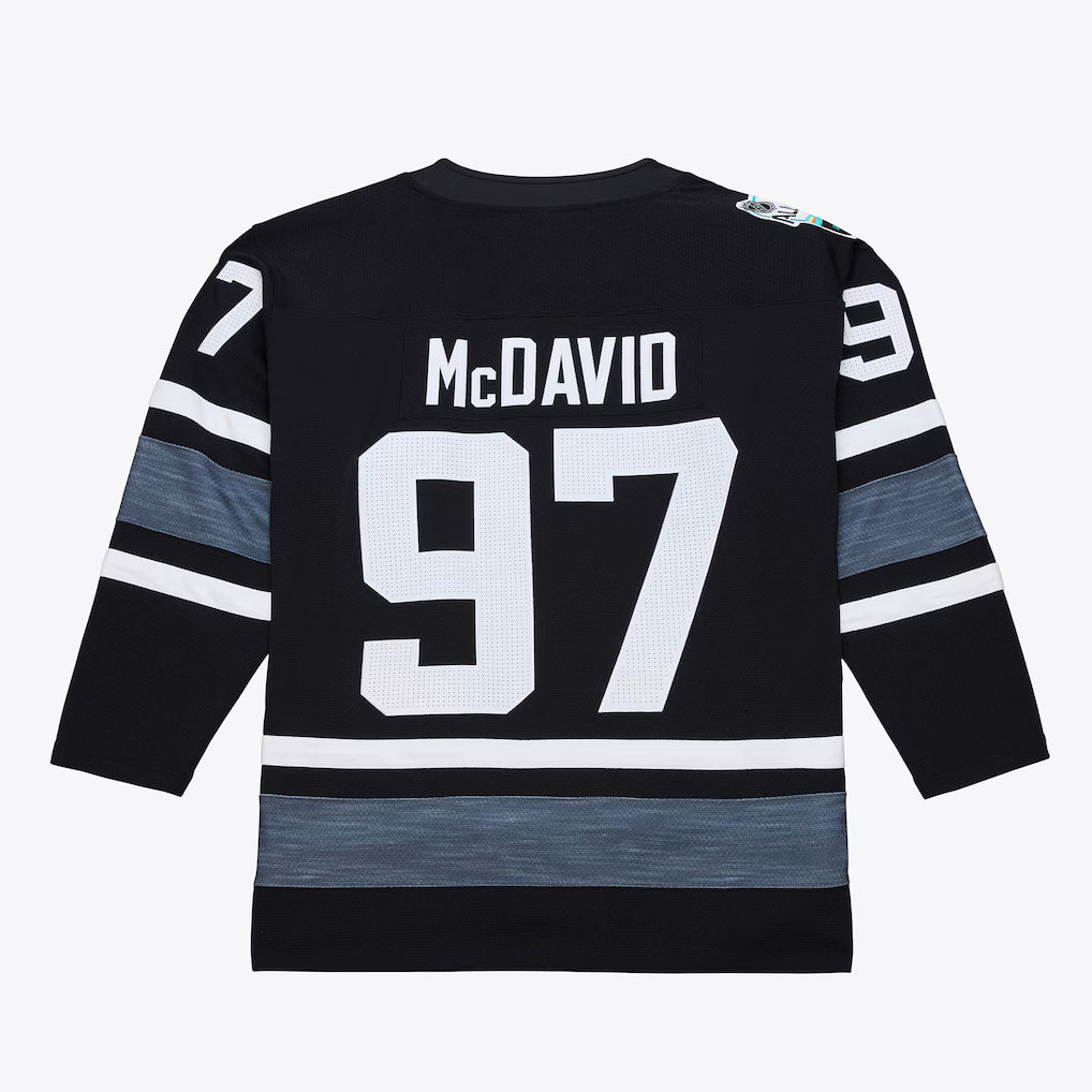 Connor McDavid Edmonton Oilers NHL Mitchell & Ness Men Black 2019 All-Star Power Play Authentic Jersey product image 1,