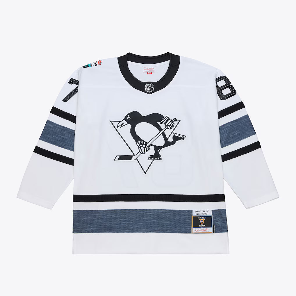 Sidney Crosby Pittsburgh Penguins NHL Mitchell & Ness Men White 2019 All-Star Power Play Authentic Jersey product image 2,