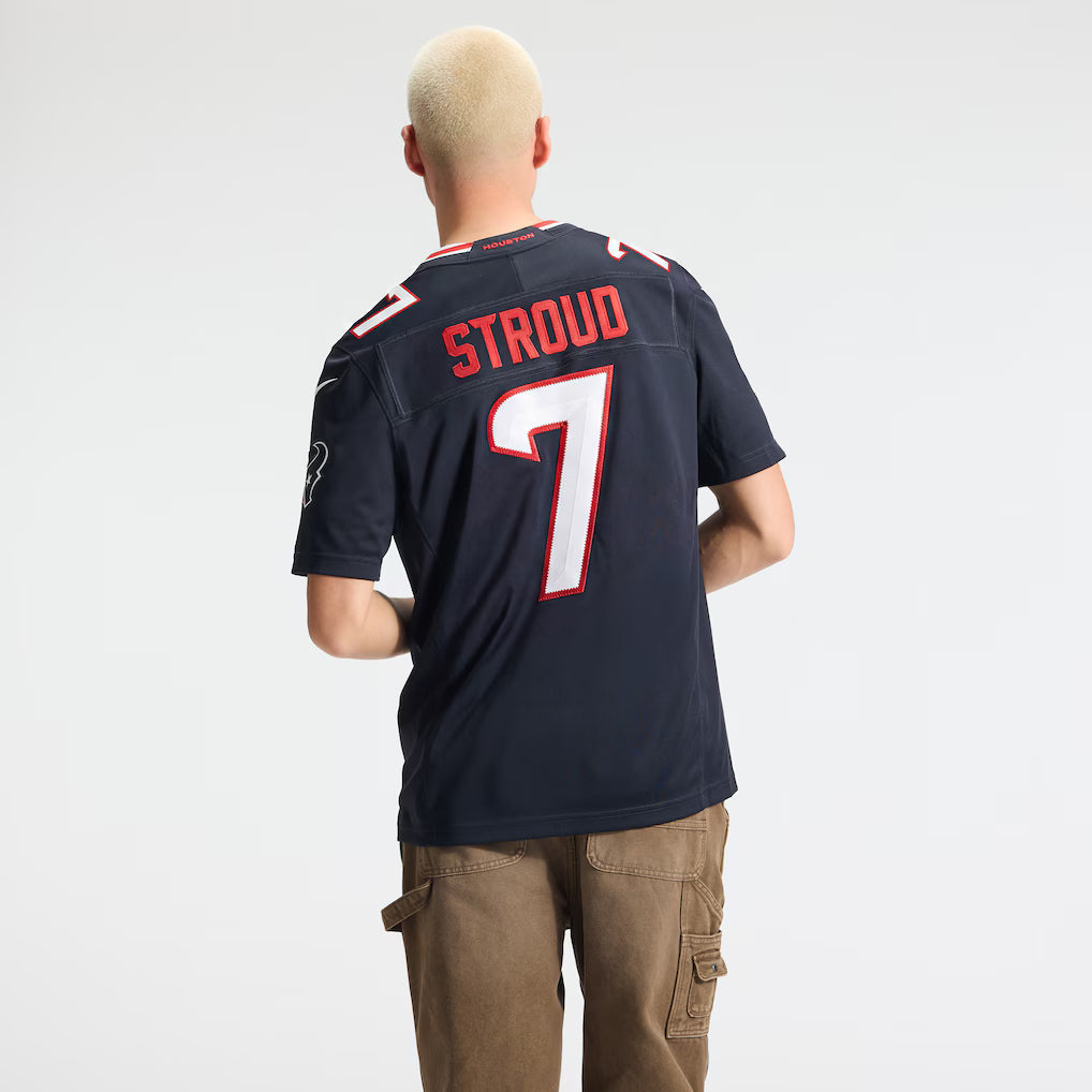 C.J. Stroud Houston Texans NFL Nike Men Pitch Blue Vapor F.U.S.E. Limited Player Sewn Jersey product image 5, provided for