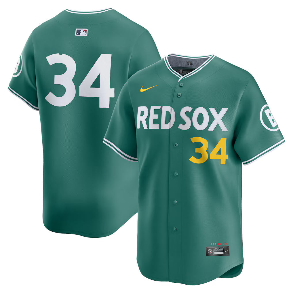 David Ortiz Boston Red Sox MLB Nike Men Green 2025 City Connect Limited Retired Player Jersey product image 6, provided for