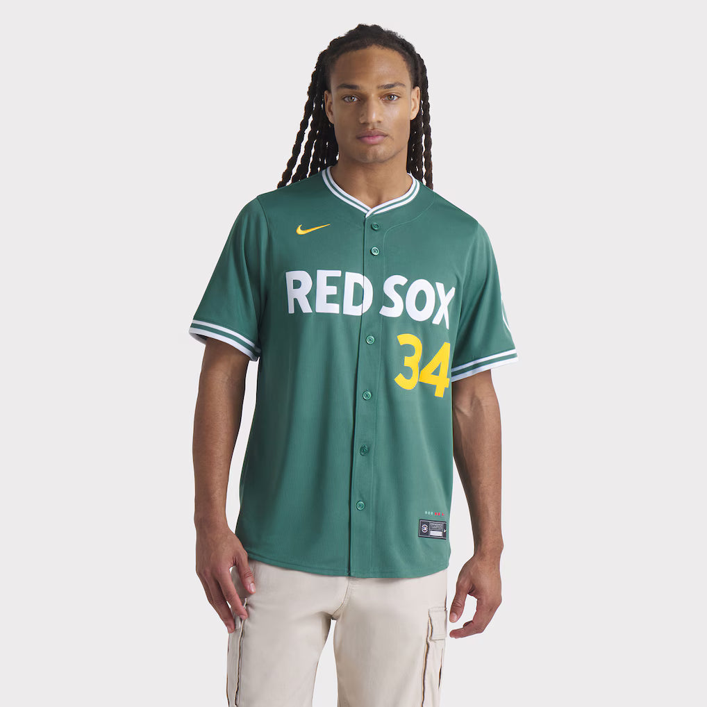 David Ortiz Boston Red Sox MLB Nike Men Green 2025 City Connect Limited Retired Player Jersey product image 3, provided for