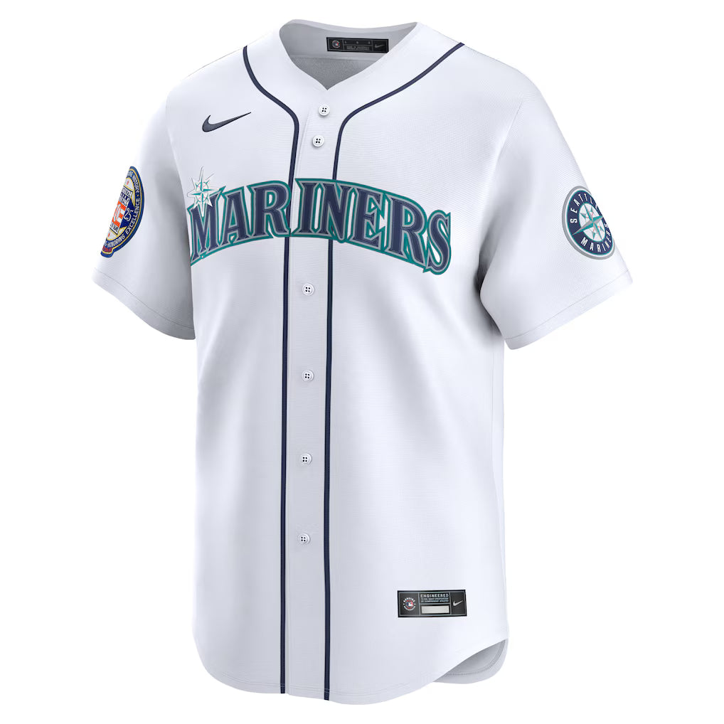 Ichiro Suzuki Seattle Mariners MLB Nike Men White National Baseball Hall of Fame Home Replica Jersey product image 2,