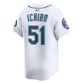 Ichiro Suzuki Seattle Mariners MLB Nike Men White National Baseball Hall of Fame Home Replica Jersey product image 1,