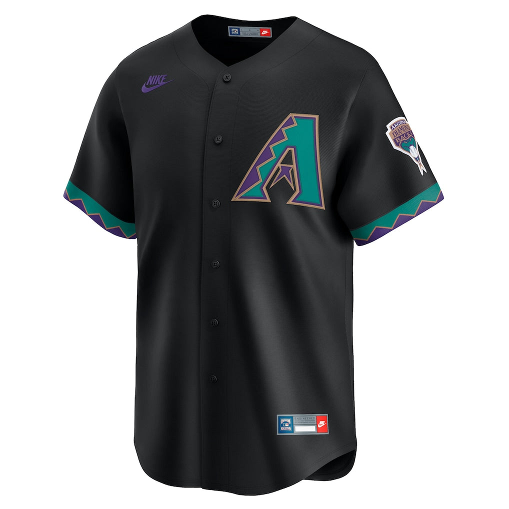 Randy Johnson Arizona Diamondbacks MLB Nike Men Black Cooperstown Limited Player Jersey product image 2, provided for visual