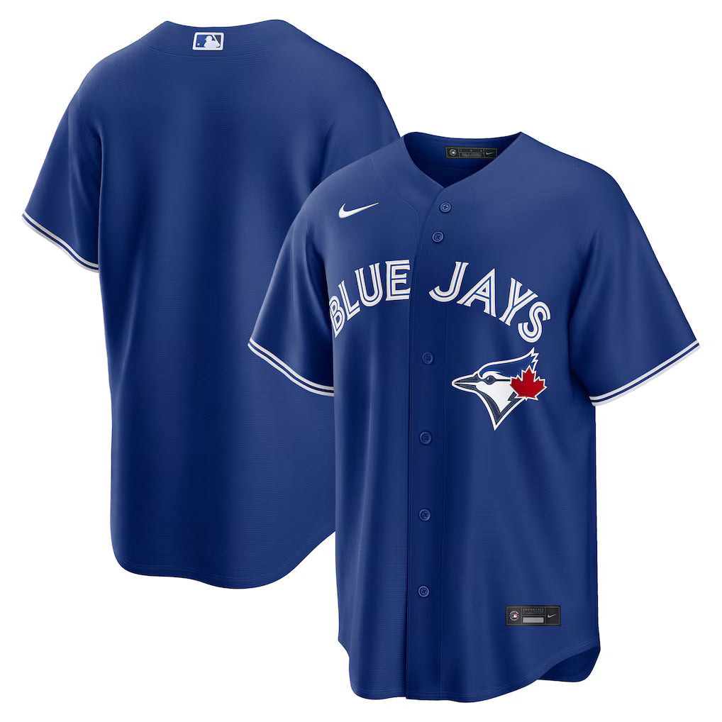 Toronto Blue Jays MLB Nike Men Royal Blue Alternate Replica Jersey product image 3, provided for visual reference and