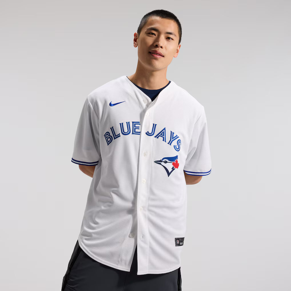 Trey Yesavage Toronto Blue Jays MLB Nike Men White Replica Jersey product image 5, provided for visual reference and product