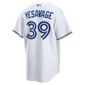 Trey Yesavage Toronto Blue Jays MLB Nike Men White Replica Jersey product image 1, provided for visual reference and product