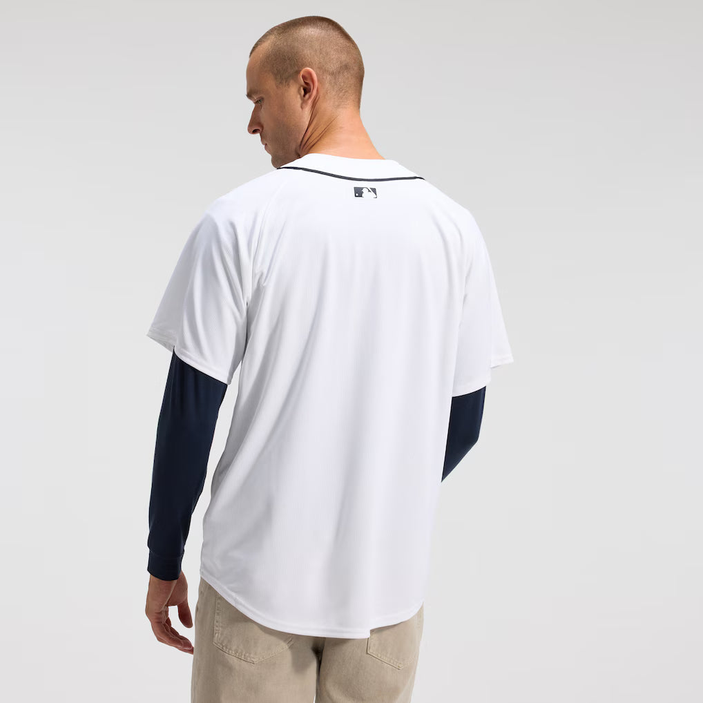 Detroit Tigers MLB Nike Men White Home Limited Jersey product image 4, provided for visual reference and product detail