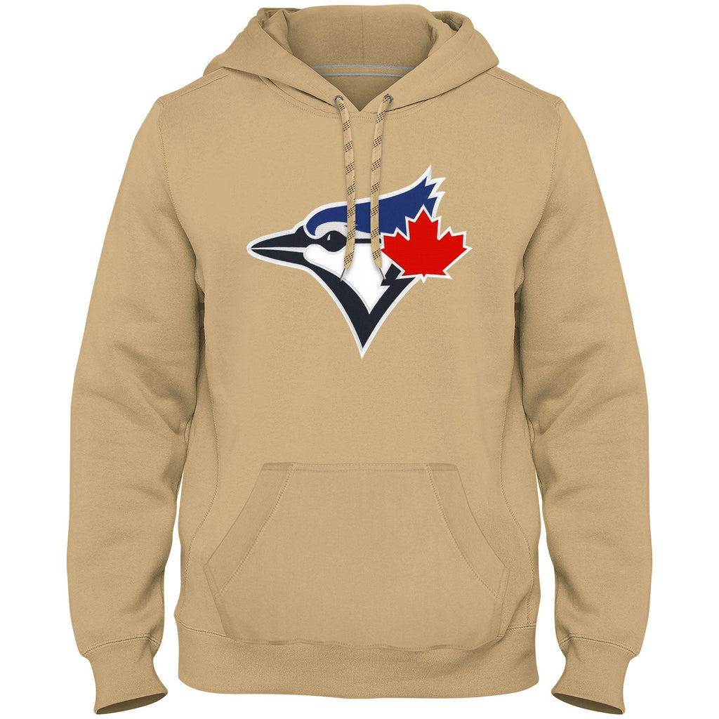 Toronto Blue Jays MLB Bulletin Men Wheat Birdhead Twill Logo Hoodie product image 1, provided for visual reference and