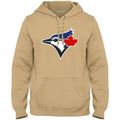 Toronto Blue Jays MLB Bulletin Men Wheat Birdhead Twill Logo Hoodie product image 1, provided for visual reference and