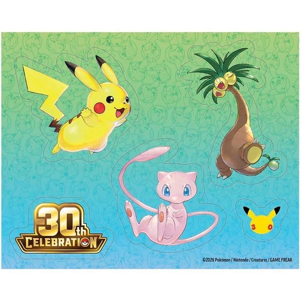 Pokémon TCG 30th Celebration Tech Sticker Collection Assortment Box product image 7, provided for visual reference and